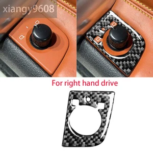 Fit For Audi TT 8N 2001-06 RHD Window Lift Switch Button Panel Trim Carbon Fiber - Picture 1 of 9