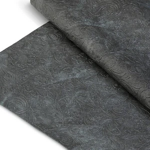 Tooled Faux Leather Western Embossed Vinyl - Fabric By The Yard - Picture 1 of 53