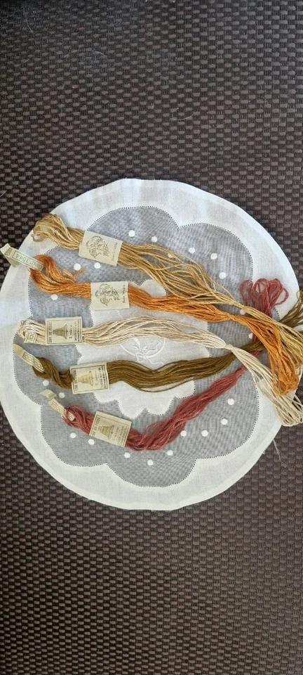 5 échevettes  soie de perse à broder  DMC mercerie ancienne lot3 - Photo 1/1