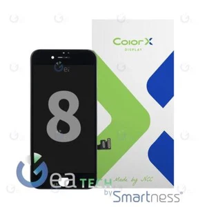 DISPLAY LCD PER APPLE IPHONE 8 / SE 2020 2022 SCHERMO COLORX NCC TOUCH NERO - Photo 1/3