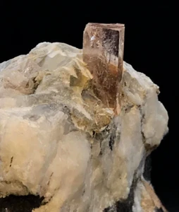 140 Gram Natural Imperial Topaz Crystal With  Matrix Origin Katlang Pakistan - Picture 1 of 13