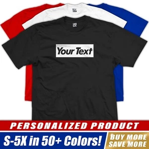 Youth Custom Subvert T-Shirt Brand Parody Red Box Text Girls Boys Kids Tee Shirt - Picture 1 of 53