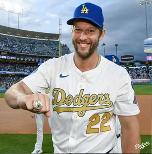 Clayton Kershaw Los Angeles Dodgers SGA 2024 World Series Player Ring 7/21/25 - Picture 1 of 13