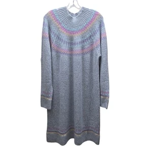 Torrid NWT Women's Mini Vegan Cashmere Mock Neck Sweater Dress Gray Size 2X - Picture 1 of 6