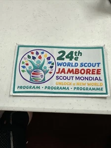 24th World Scout Jamboree 2019 IST PROGRAM Woven Patch WOSM WSJ - Bild 1 von 2