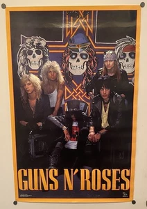 Póster grande vintage 1988 Guns N Roses Appetite For Destruction - Funky 22x34 - Imagen 1 de 11