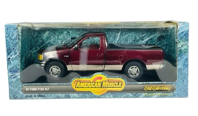 #7223 Ertl American Mu$cle Maroon 1997 Ford F-150 XLT ~ NIB 1:18 READ - Image 1 of 4