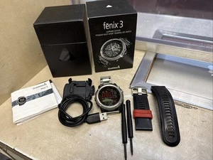 Garmin fenix 3 Sapphire Multisport Training GPS Watch - Picture 1 of 11