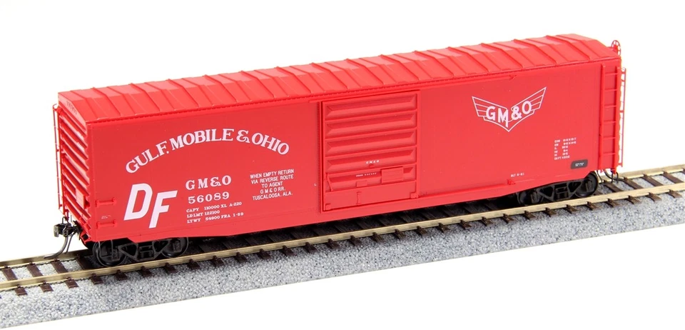 Kadee 6123 HO Gulf Mobile & Ohio Pullman-Standard PS-1 50' Boxcar #56089 MT/Box - Image 1 of 1