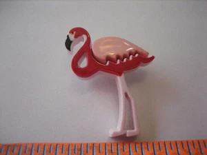 1-1/4" Realistic 2 Piece Snap Together Flamingo Plastic Button - M208 - Picture 1 of 5