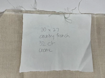 Zweigart Linen 32 Ct Linen in Country French Creme 20x27.75 - Image 1 of 4