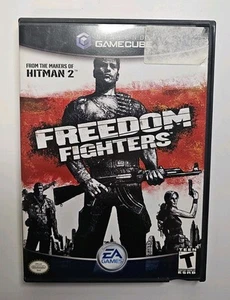 Freedom Fighters (Nintendo GameCube, 2003) Complete in Box CIB; Authentic Tested - Picture 1 of 3