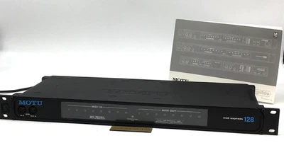 MOTU MIDI Express 128 USB MIDI Interface mit Handbuch & Kabel getestet Top - Bild 1 von 4