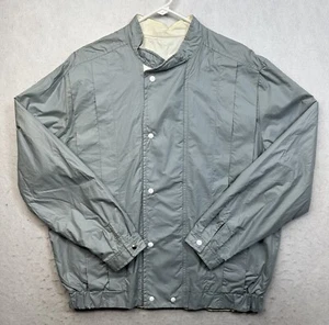 Vintage Ciesse Piumini Jacke Herren Größe XL grau Windbreaker mit durchgehendem Reißverschluss Made in ITALY - Bild 1 von 11