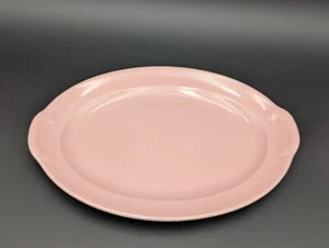 Vintage LuRay Pastels Sharon Pink Lu-Ray 12" inch Serving Platter - Picture 1 of 4
