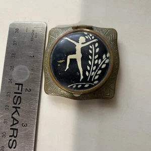 Annette Honeywell vintage? Trucco specchio ragazza danza felci compatte in polvere - Foto 1 di 10