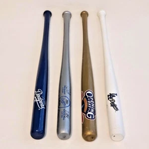 Lot of 4 Los Angeles LA Dodgers Mini Wood Bats 18" MLB Souvenir SGA Baseball - Picture 1 of 12