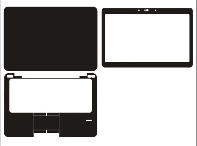 Carbon Vinyl Laptop Sticker Skin Protector Cover for HP EliteBook 820 G1 G2 12" - Image 1 of 4