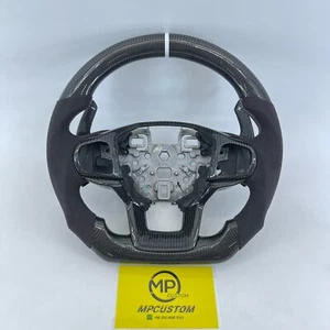 Volante 100 % fibra de carbono real apto para Ford Explorer XLT ST 2020 2021 - Imagen 1 de 9