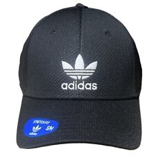 Adidas Men's Originals Zig Stretch Fit Black Hat Size S/M