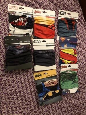 neck gaiter face mask Star Wars  Batman Superman hulk etc - Image 1 of 4