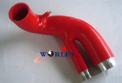 Silicone Inlet Turbo Intake Hose For Mazda Mazdaspeed3 Mazdaspeed6 2.3L RED - Image 1 of 4