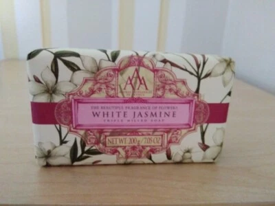 AAA White Jasmin Triple Milled 200g Soap - Image 1 of 3