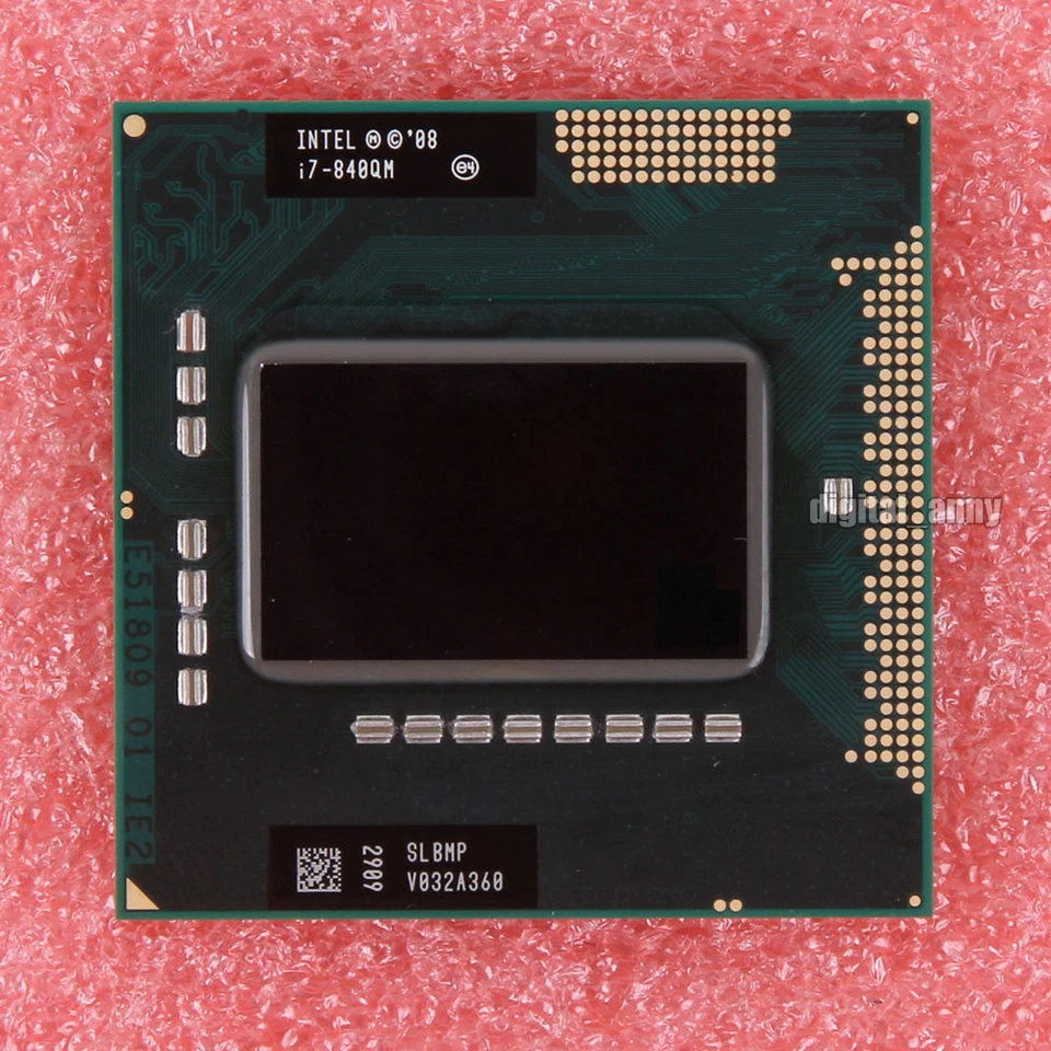 For Intel Core i7-840QM 1.86 GHz Quad-Core CPU Processor SLBMP BX80607I7840QM - Image 1 of 1