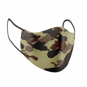 Desert Camo Print Adult Face Mask - Picture 1 of 4