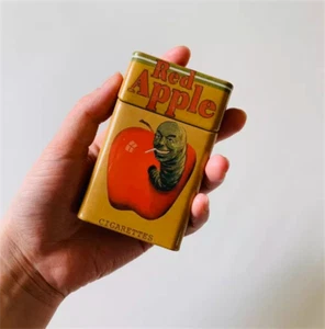 Birthday Present Pulp Fiction Red Apple Cigarettes Men's Cartoon Cigarette Box  - Picture 1 of 7