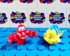 LEGO Fabius & Sebastian Fisch Krabbe Disneys Arielle Mermaid Meerjungfrau NEW - Bild 1 von 3
