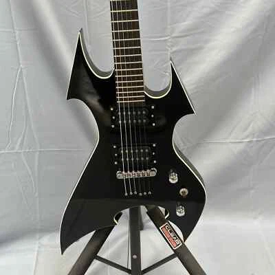 Custom Warlock Warbeast Electric Guitar Black Body Custom Solid Rosewood Great - Image 1 of 4