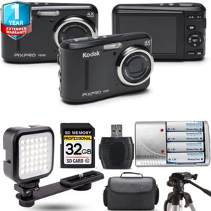 Cámara digital Kodak PIXPRO FZ43 (negra) + batería extra + LED + 1 año de garantía - Imagen 1 de 10