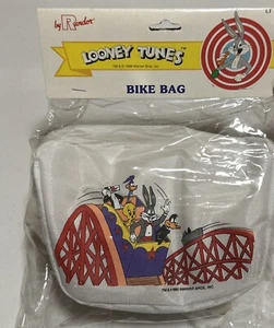 Vintage Original 1989 The Looney Tunes Logo Roller Coaster Randor Bike Bag Coast - Picture 1 of 7