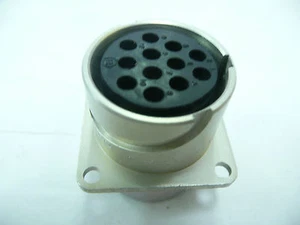 Souriau 84031172005 12pin Flange.panel mount connector w/pins NEW - Picture 1 of 1