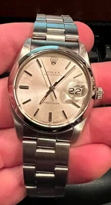 ROLEX PRE-OWNED STAINLESS STEEL Oysterdate Precision 6694 Manual Wind Vintage - Picture 1 of 8