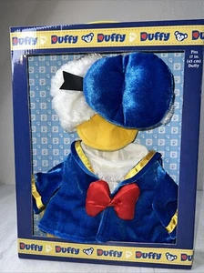 Disney Parks Duffy The Disney Bear 17" Donald Duck Sailor Outfit Costume Flaw - Picture 1 of 11