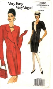Vogue Sewing Pattern Women's DRESS 8563 Size 12-14-16 UNCUT - Picture 1 of 4