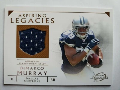 DeMARCO MURRAY 2011 TOPPS LEGENDS ROOKIE ASPIRING LEGACIES JERSEY CARD# ALR-DM - Image 1 of 3