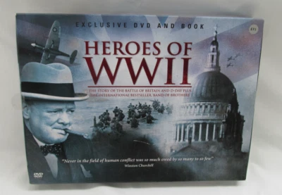 Exclusive DVD and Book Heroes of WWII Brand New - Image 1 of 4