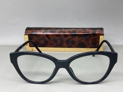 Tory Burch Eyeglasses Frame TY4008U 1791 Black Cat Eye 52-16-140 FRAMES / Case - Image 1 of 4