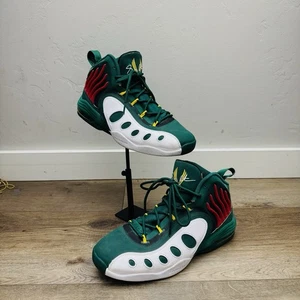 Nike Sonic Flight grün und rot hohe Turnschuhe Herren Größe 9 - Bild 1 von 12