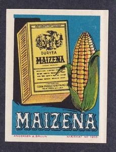 Denmark Poster Stamp  MAIZENA CORN FLOUR  VF/MNH - Picture 1 of 1