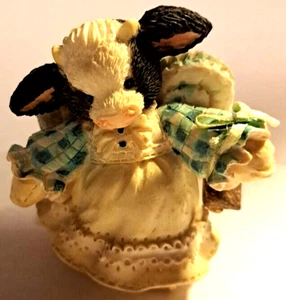 COW ANGEL w/ Bell - Mary's MOO Moos - FIGURINE - 1994 - 651613 - VINTAGE - Picture 1 of 7