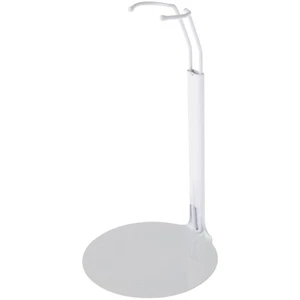 Plymor DSP-5125W White Adjustable Doll Stand, fits 10-12 inch Slim Waist Dolls - Picture 1 of 8