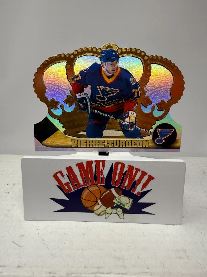 1997-98 Pacific Crown Royale Hockey Pierre Turgeon Die-Cut Card #118 - Image 1 of 2