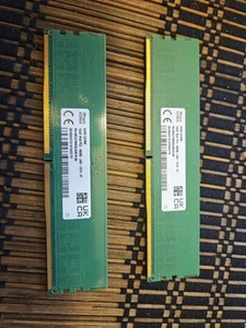 32GB (2 x 16GB) SK HYNIX 1Rx8 PC5-4800B UDIMM DDR5 - Picture 1 of 1