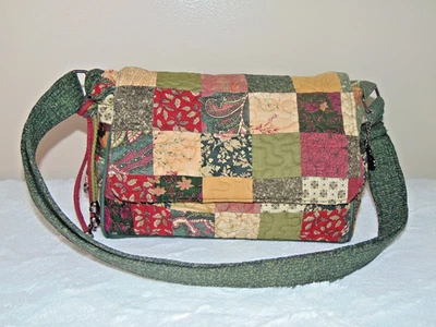 Bandolera/bolso de mano Donna Sharp acolchado retazos especias Foto 1 de 4