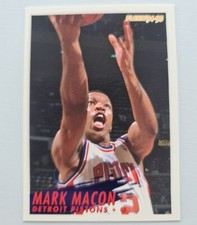 1994-95 Fleer Detroit Pistons Basketball Card #282 Mark Macon