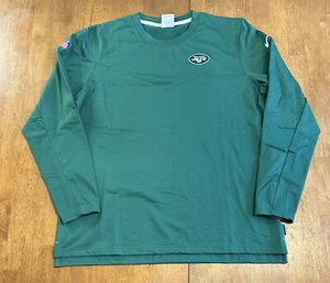 New York Jets Nike Dri Fit On Field Crewneck Sweatshirt XL Player Issued - Bild 1 von 6